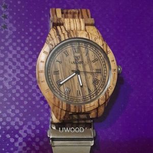 Uwood Watch  ( zebrawood)